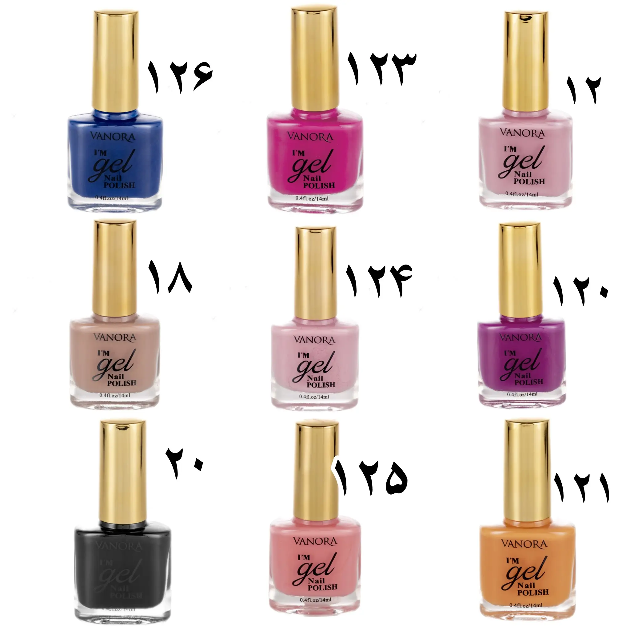 لاک ناخن وانورا